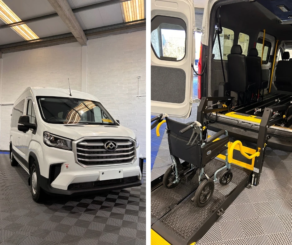 Saic Maxus converted to minibus